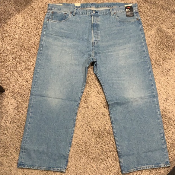 Levi's Premium 501 Jeans Blue W\ Stretch Big &Tall Men's Sizes NWT RT$98 0133 - Picture 2 of 8